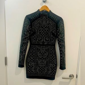 Bebe sequin bodycon mini dress